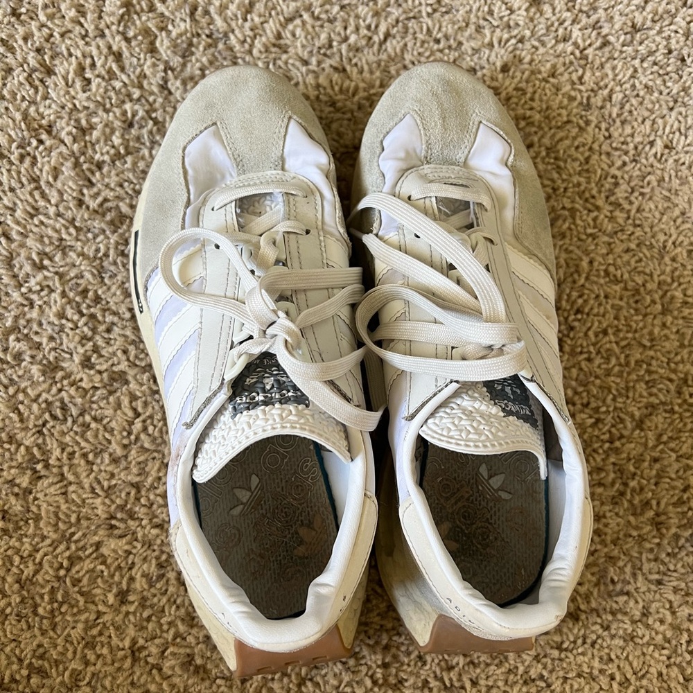 Adidas White and Gray Sneakers